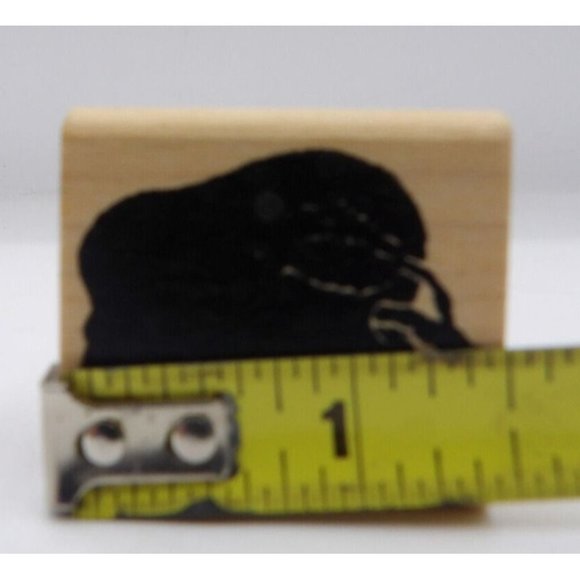 Stamp, Wooden Rubber, Apple ©1982-1990 The Stamp In The Hand MSR $4.95 Vintage - Picture 3 of 4